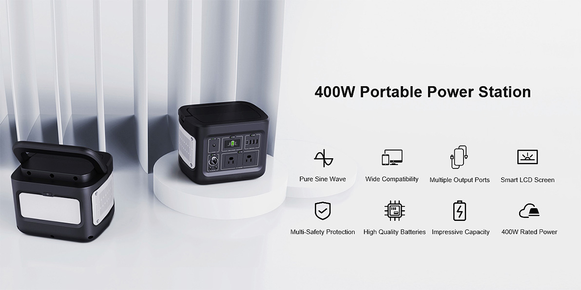 400W antretyen gratis dèlko solè pou chaje